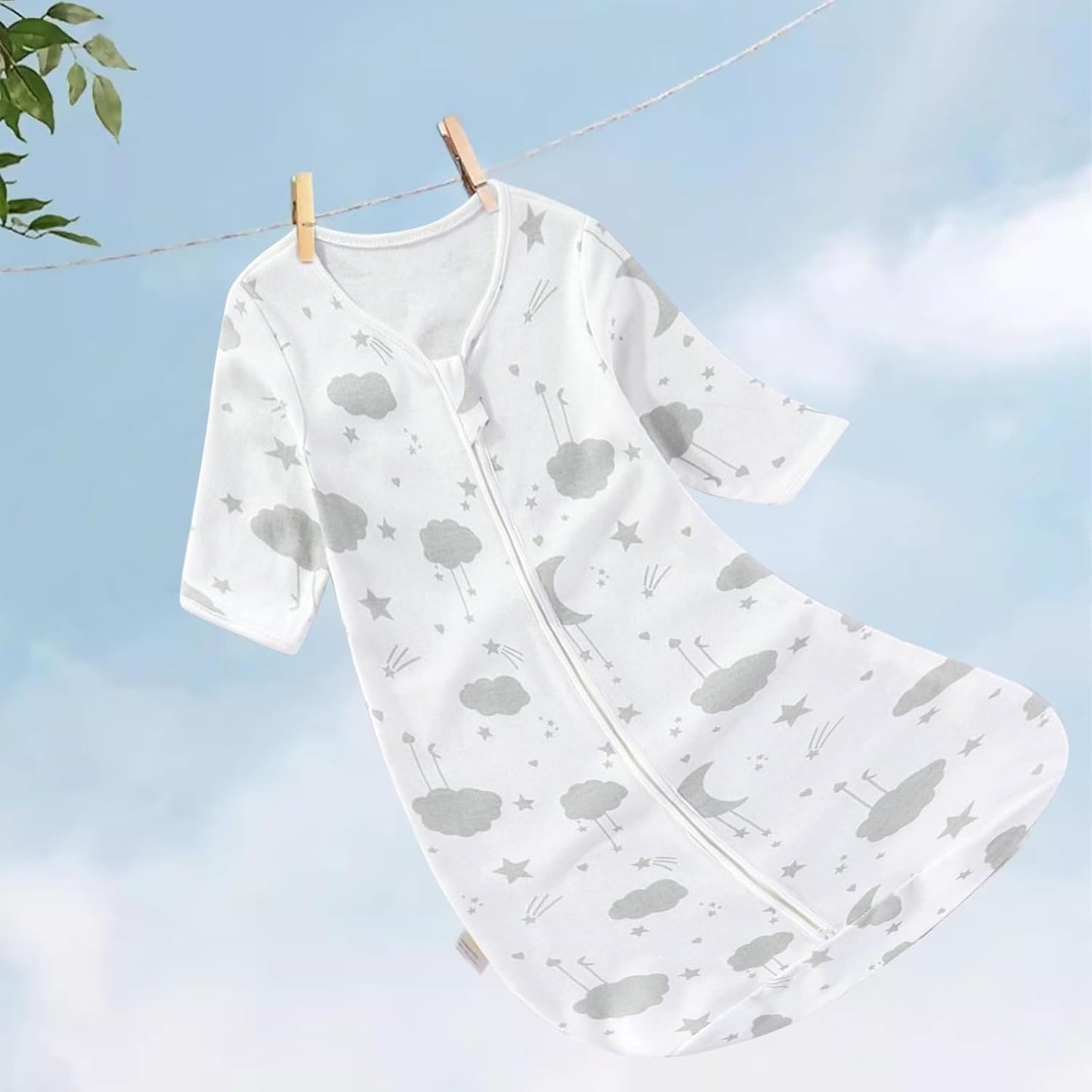 Nuits Fraîches Assurées : Gigoteuse Été Ultra-Légère en Coton – Évolutive 18-36 Mois