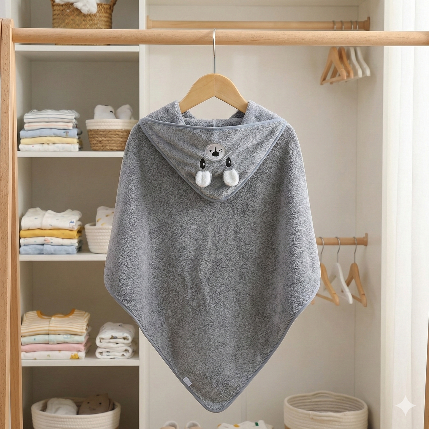 Duo de Sorties de Bain à Capuche : Lot de 2 Serviettes Animaux Ultra-Absorbantes & Douces pour Garçon