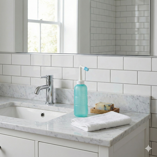 Le Soulagement Immédiat : Douche Intime Portable pour le Post-Partum (500ml)