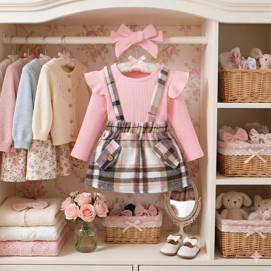 Douceur Printanière : L'Ensemble Rose et sa Robe Chasuble Décontractée