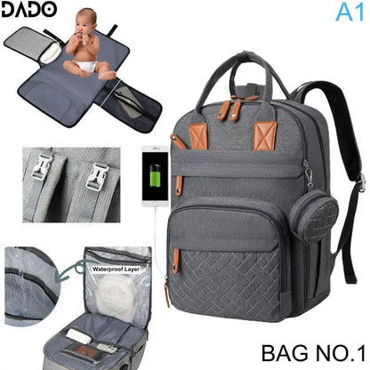 L'Indispensable de Maman : Sac à Dos à Langer Imperméable & Tout Équipé