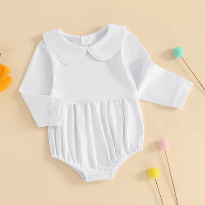 Barboteuse Mixte Manches Longues : Col Claudine & Style Épuré