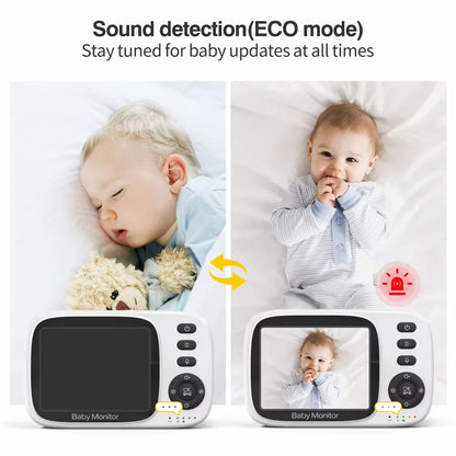 Babyphone Complet & Compact : Vidéo, Température et Voix Bidirectionnelle